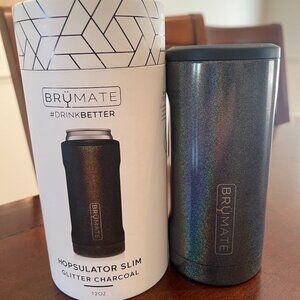 Brümate Hopsulator Slim 12oz – Glitter Charcoal – NIB – Rare Collector’s Item